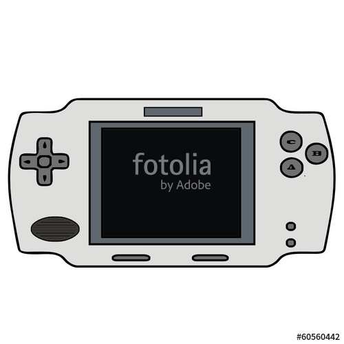500x500 Game Console Vector Drawing Stock Image And Royalty Free Vector