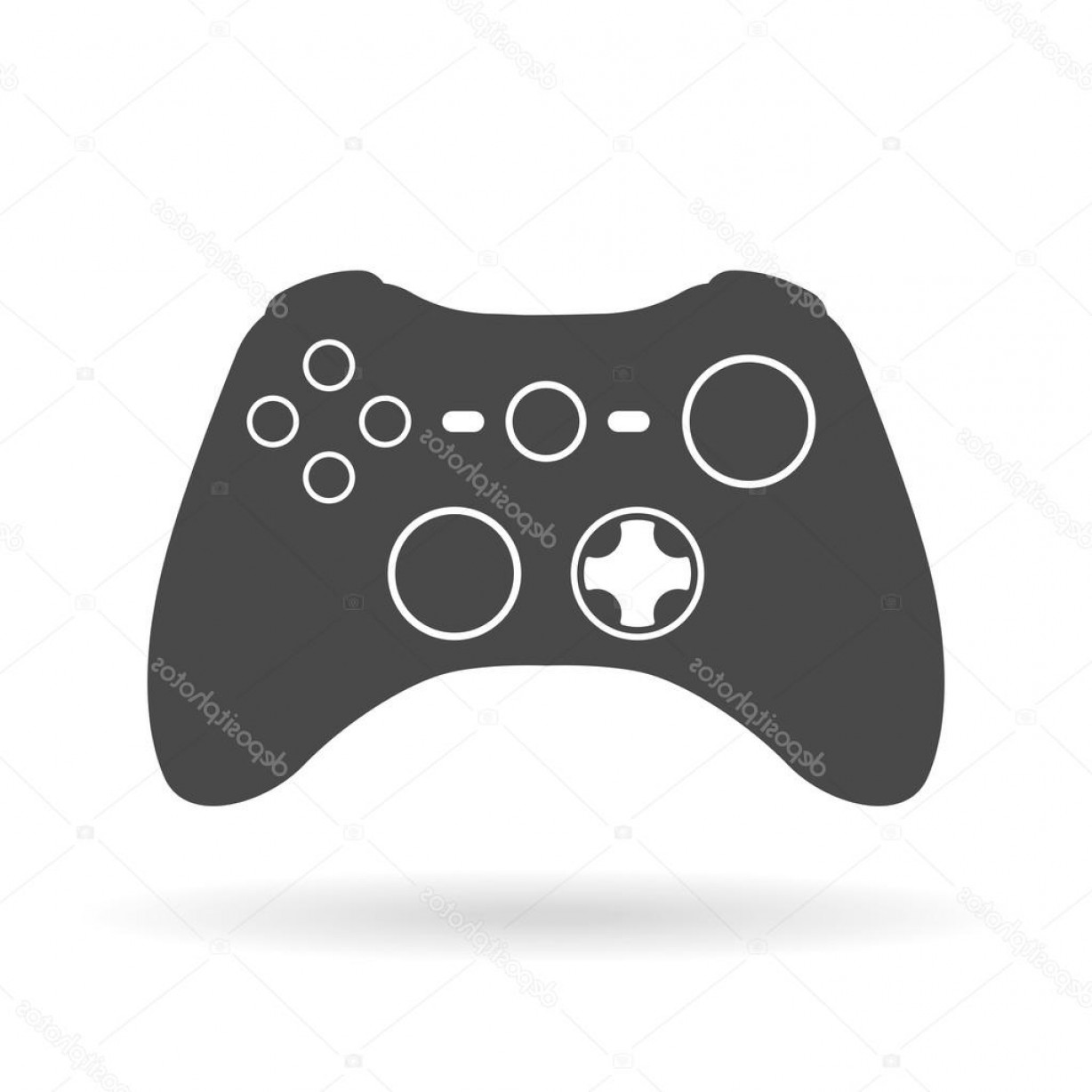 Stock Illustration Game Controller Flat Icon Hoodamathrun 1228x1228 Stock Illustration Game Controller Flat Icon Hoodamathrun