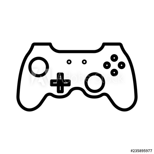 Game Controller Vector Icon 500x500 Game Controller Vector Icon