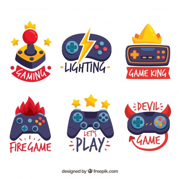 626x626 Gaming Logo Collection With Flat Design Download Thousands