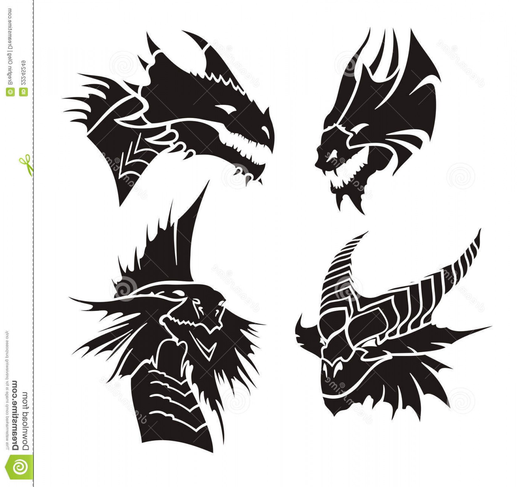 1653x1560 Royalty Free Stock Photos Dragon Symbols Different Vector