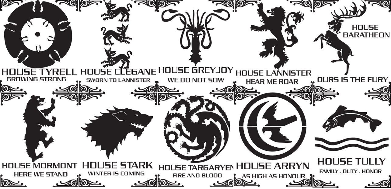 Game Of Thrones Black And White Logo 1285x621 Game Of Thrones Black And White Logo