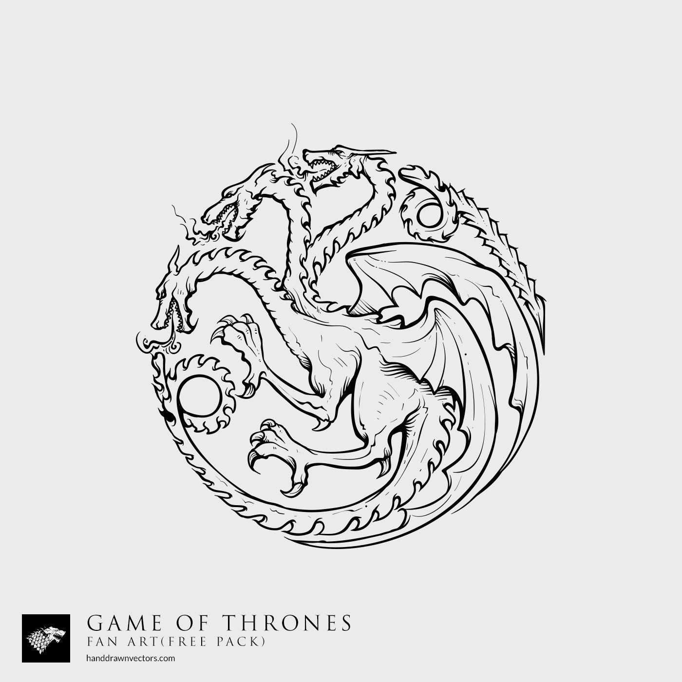 Game Of Thrones Fan Art Vectors 1400x1400 Game Of Thrones Fan Art Vectors