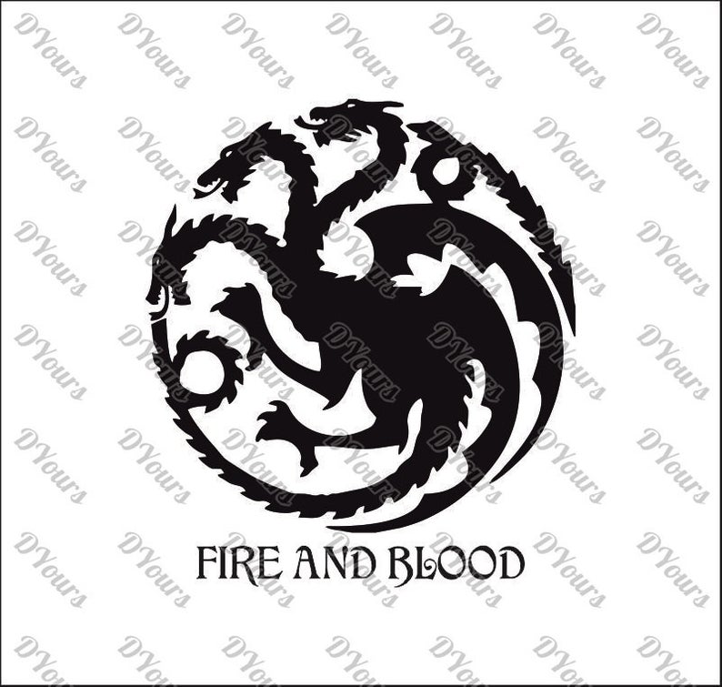 794x755 Targaryen House Game Of Thrones Vector Cdr Pdf Etsy