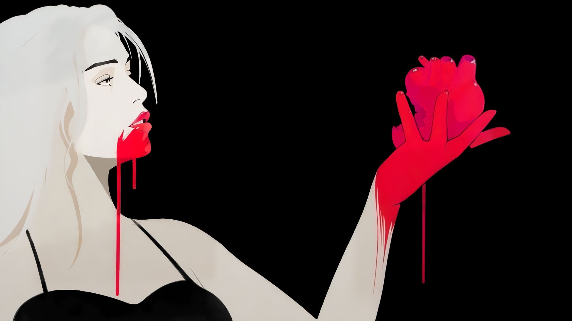 Daenerys Targaryen, Game Of Thrones, Blood, Vector Art, Hearts 1920x1080 Daenerys Targaryen, Game Of Thrones, Blood, Vector Art, Hearts