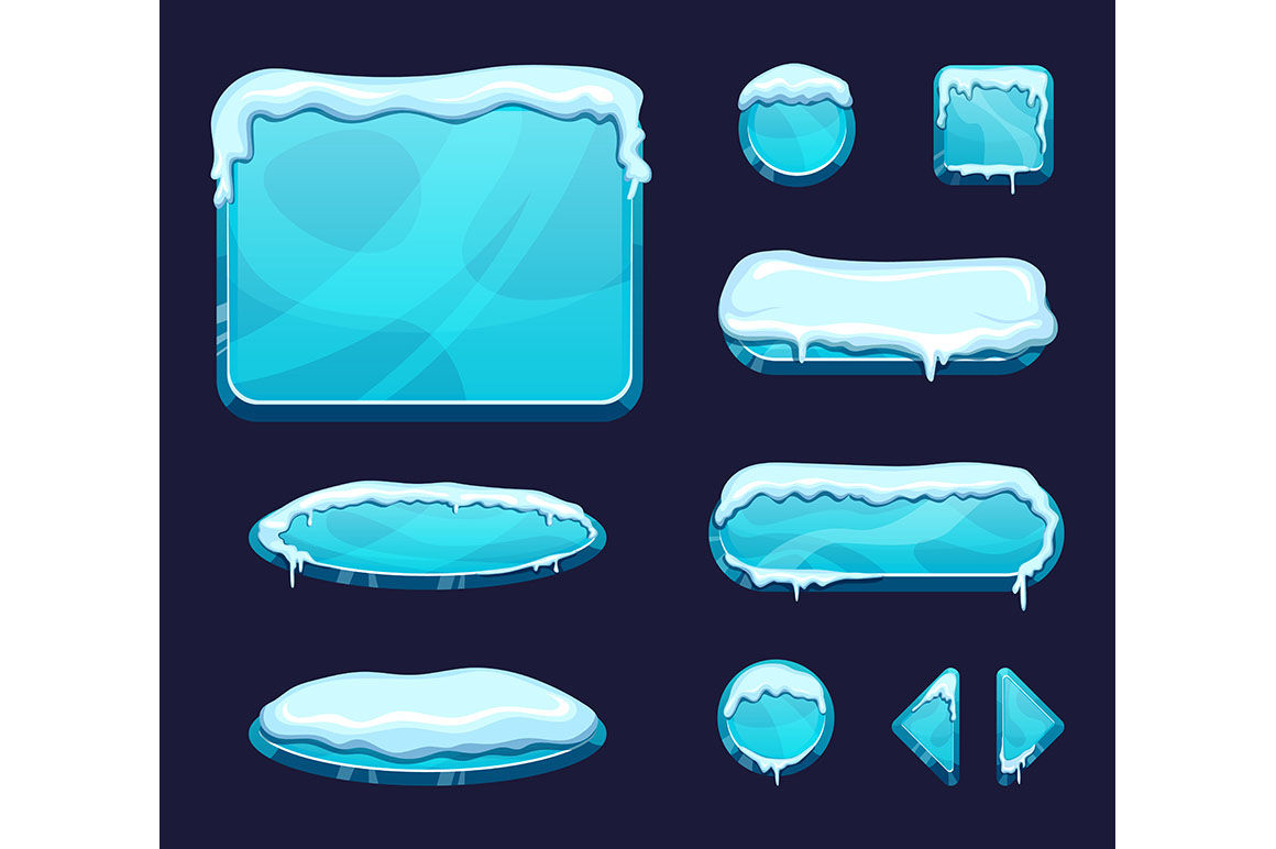 1160x772 Mobile Game Ui Template In Cartoon Style