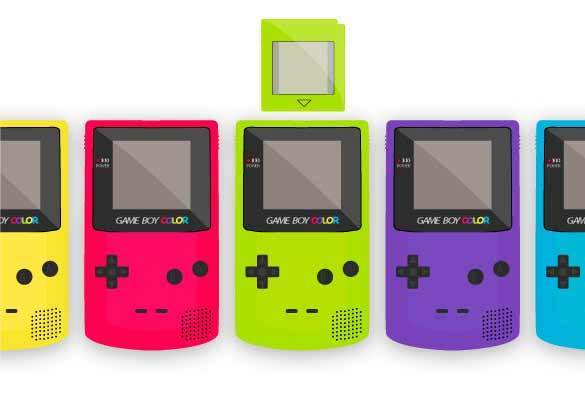 585x395 Gameboy Vector