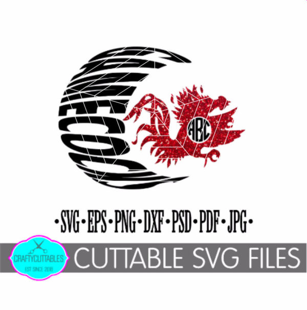 600x607 Collection Of 'gamecock Silhouette' Download More Than Images