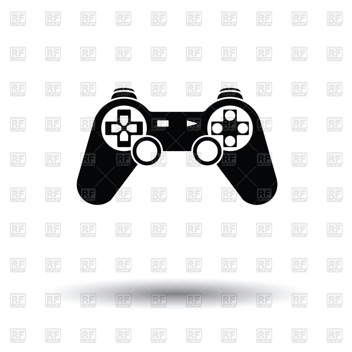 Gamepad Black Icon On White Background Vector Image Of Icons 1200x1200 Gamepad Black Icon On White Background Vector Image Of Icons