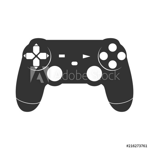 Video Game Controller Wireless Gamepad Vector Illustration 500x500 Video Game Controller Wireless Gamepad Vector Illustration