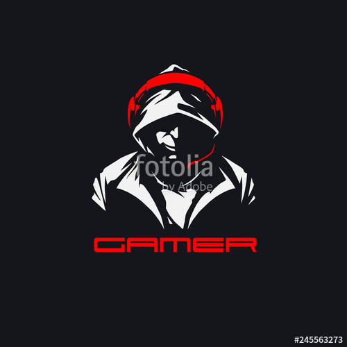 500x500 Gamer In Headphones Stock Image And Royalty Free Vector
