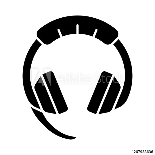 500x500 Gaming Headset Glyph Icon