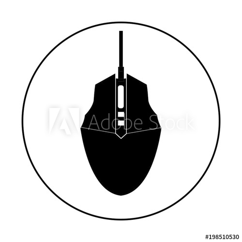 500x500 Gaming Mouse Icon, Logo