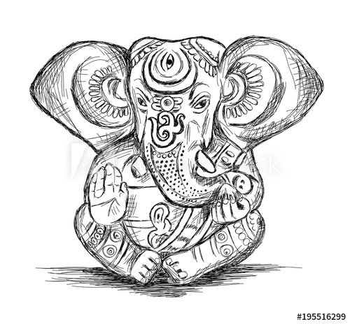 Ganesha Vector at Vectorified.com | Collection of Ganesha Vector free ...