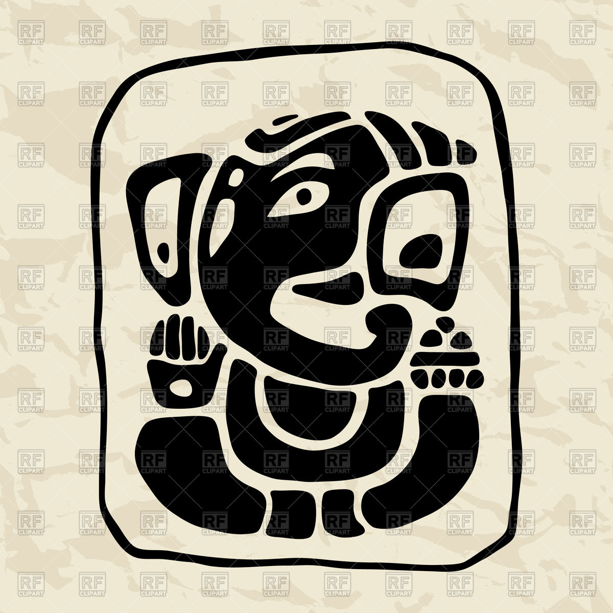 1200x1200 Silhouette Of Hindu God