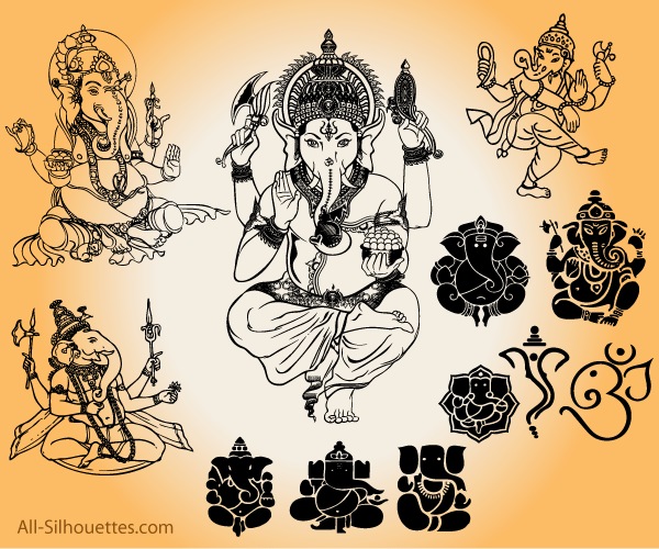 600x500 Vector Ganesha