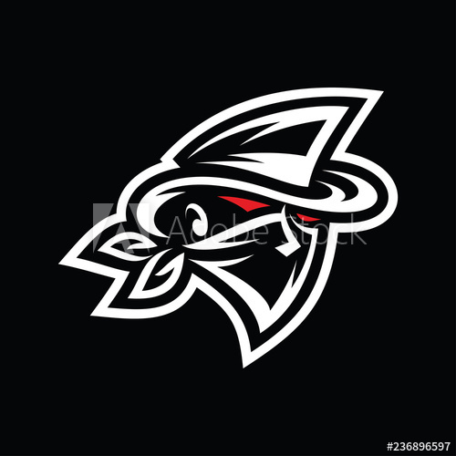 500x500 Bandit Gangster Illustration Mascot Logo, Bandit Gangster Villain