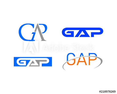 500x400 Gap Letter Logo Collection
