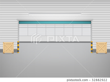 450x337 Shutter Door Vector