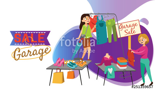 500x292 Garage Sale Young Beautiful Women