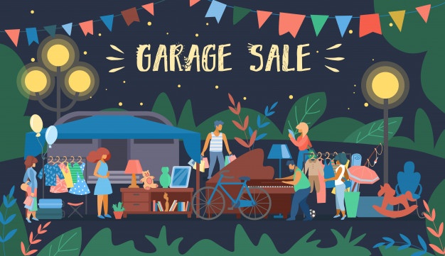 626x361 Garage Sale Vector Free Download