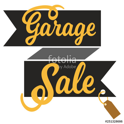 500x500 Garage Sale Sign Advertising Deals Logotypes Template With Total
