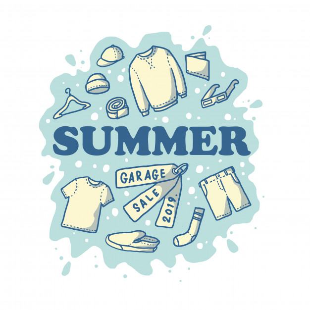626x626 Summer Garage Sale Vector Premium Download