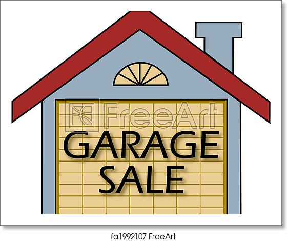 560x470 Free Art Print Of Garage Sale Vector Big Garage Sale Sign