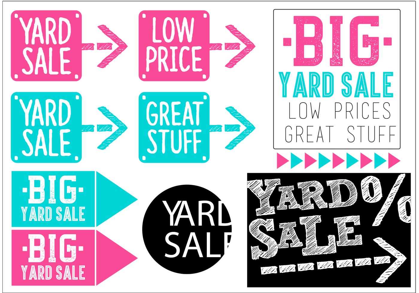 1400x980 Garage Sale Free Vector Art