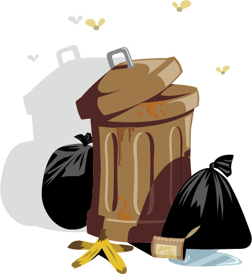 Trash And Garbage Bags Design Vector Free Vector In Adobe 493x535 Trash And Garbage Bags Design Vector Free Vector In Adobe