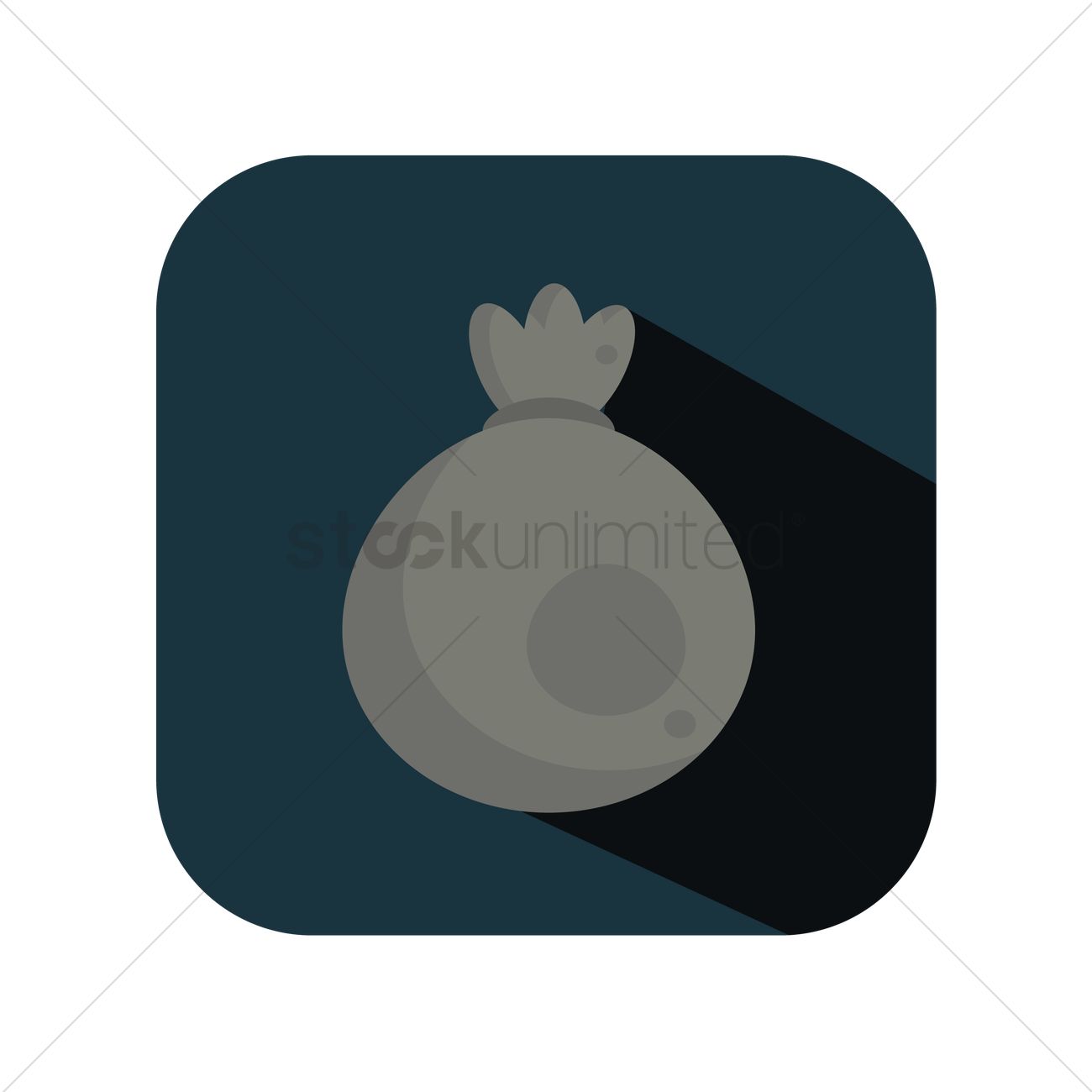 Trash Bag Vector Image 1300x1300 Trash Bag Vector Image