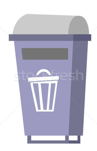 Garbage Bin Vector Cartoon Illustration Vector Illustration 388x600 Garbage Bin Vector Cartoon Illustration Vector Illustration