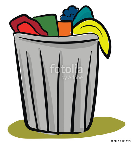 A Garbage Bin Vector Or Color Illustration Stock Image 461x500 A Garbage Bin Vector Or Color Illustration Stock Image