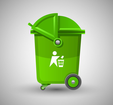 Open Garbage Bin Free Vector Download 393x368 Open Garbage Bin Free Vector Download