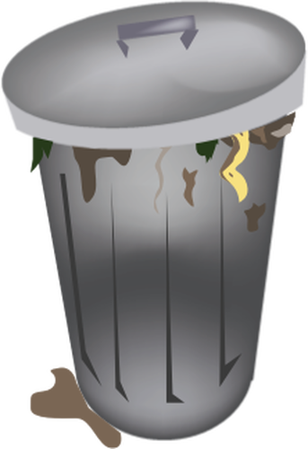 Trash Can Vector Icon 343x500 Trash Can Vector Icon