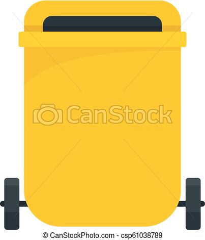 Yellow Garbage Can Icon, Flat Style Yellow Garbage Can Icon Flat 403x470 Yellow Garbage Can Icon, Flat Style Yellow Garbage Can Icon Flat