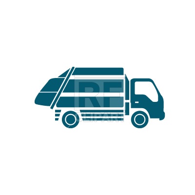 400x400 Garbage Truck Silhouette Free Vector Image Vector Artwork