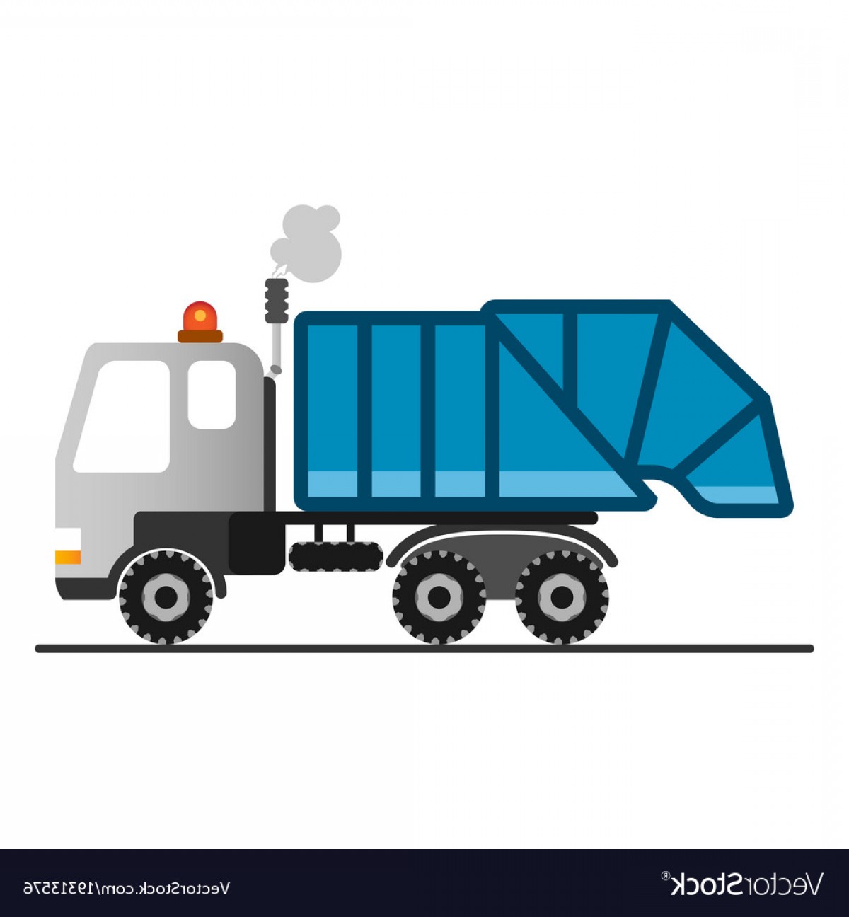 How To Draw A Garbage Truck - YouTube