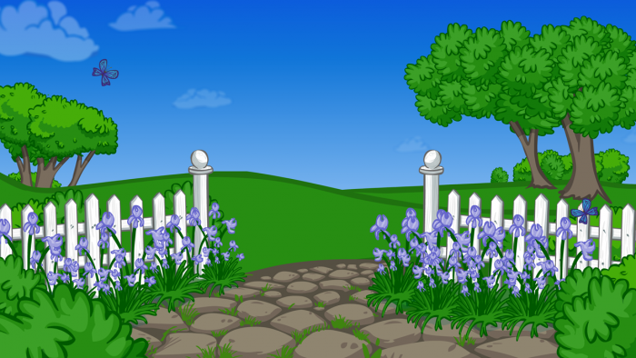 Garden Background Png Vector, Clipart 700x394 Garden Background Png Vector, Clipart