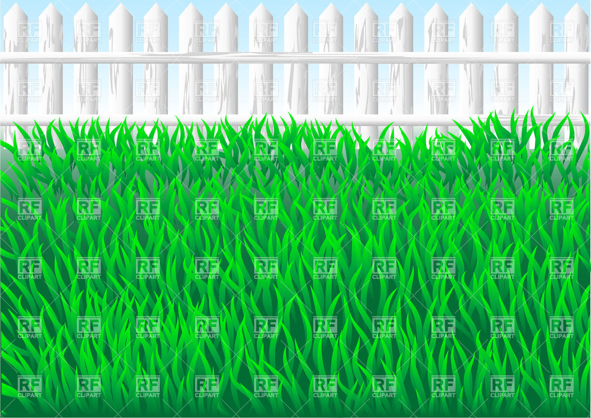 Garden Grass And White Fence Vector Image Of Backgrounds, Textures 1200x848 Garden Grass And White Fence Vector Image Of Backgrounds, Textures