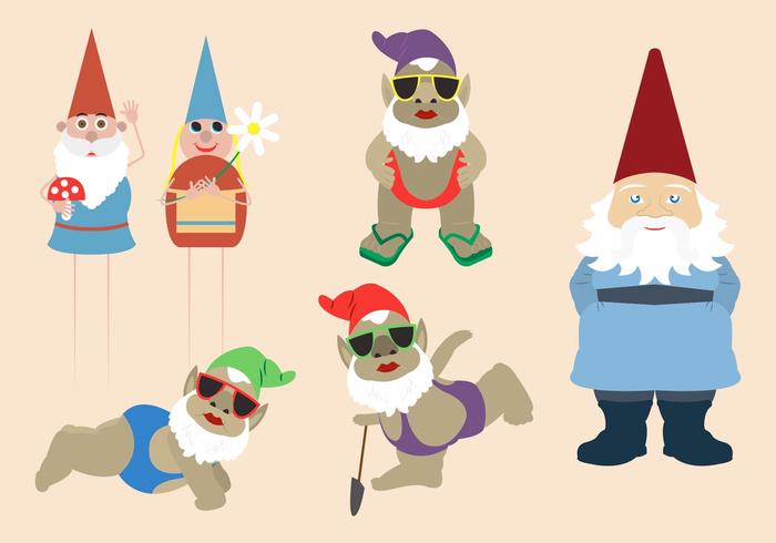 700x490 Colorful Gnome And Elves Collection