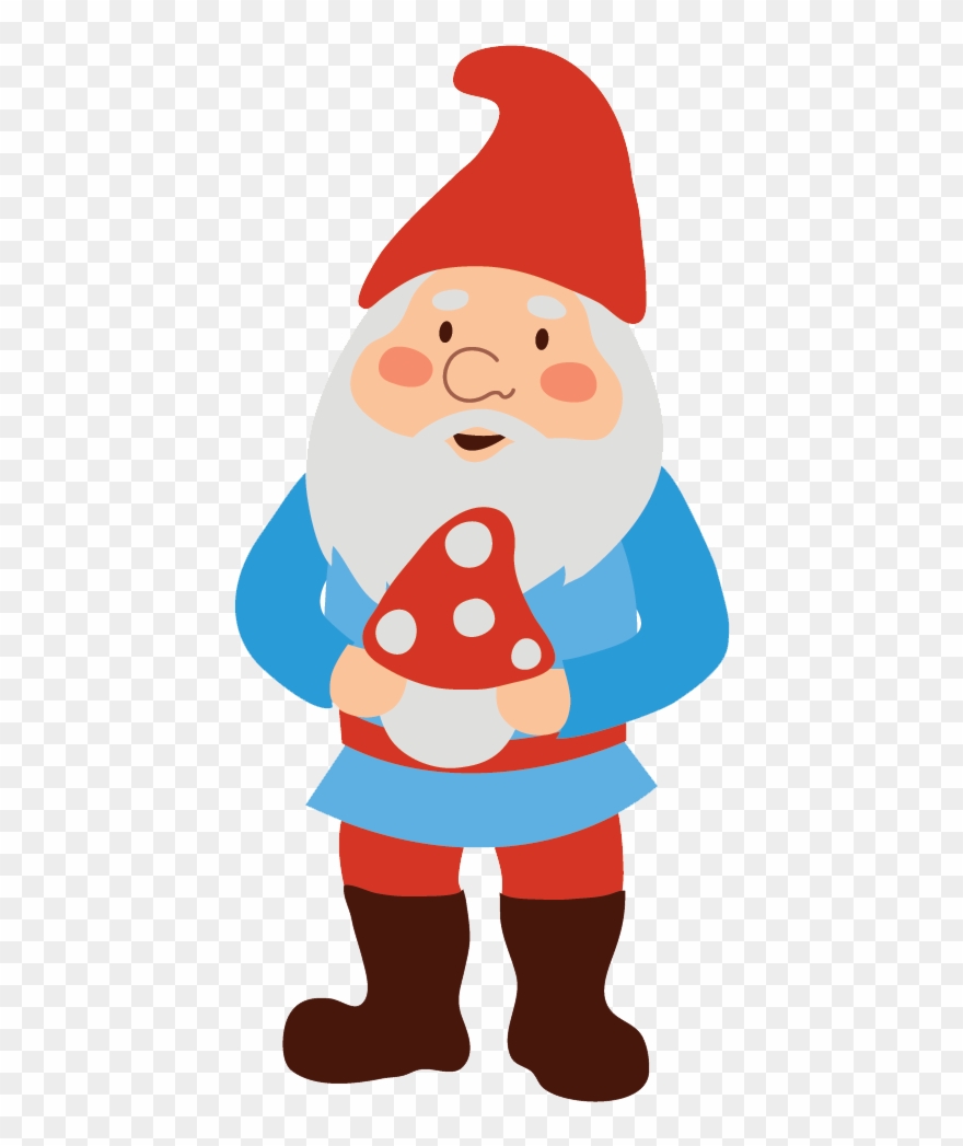 880x1047 Garden Gnome Vector Png Clipart