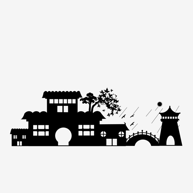 Garden Silhouette Vector