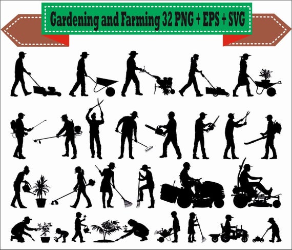 570x487 Gardening Garden Farming Farm Gardenr Organic Yardman Farmer Etsy