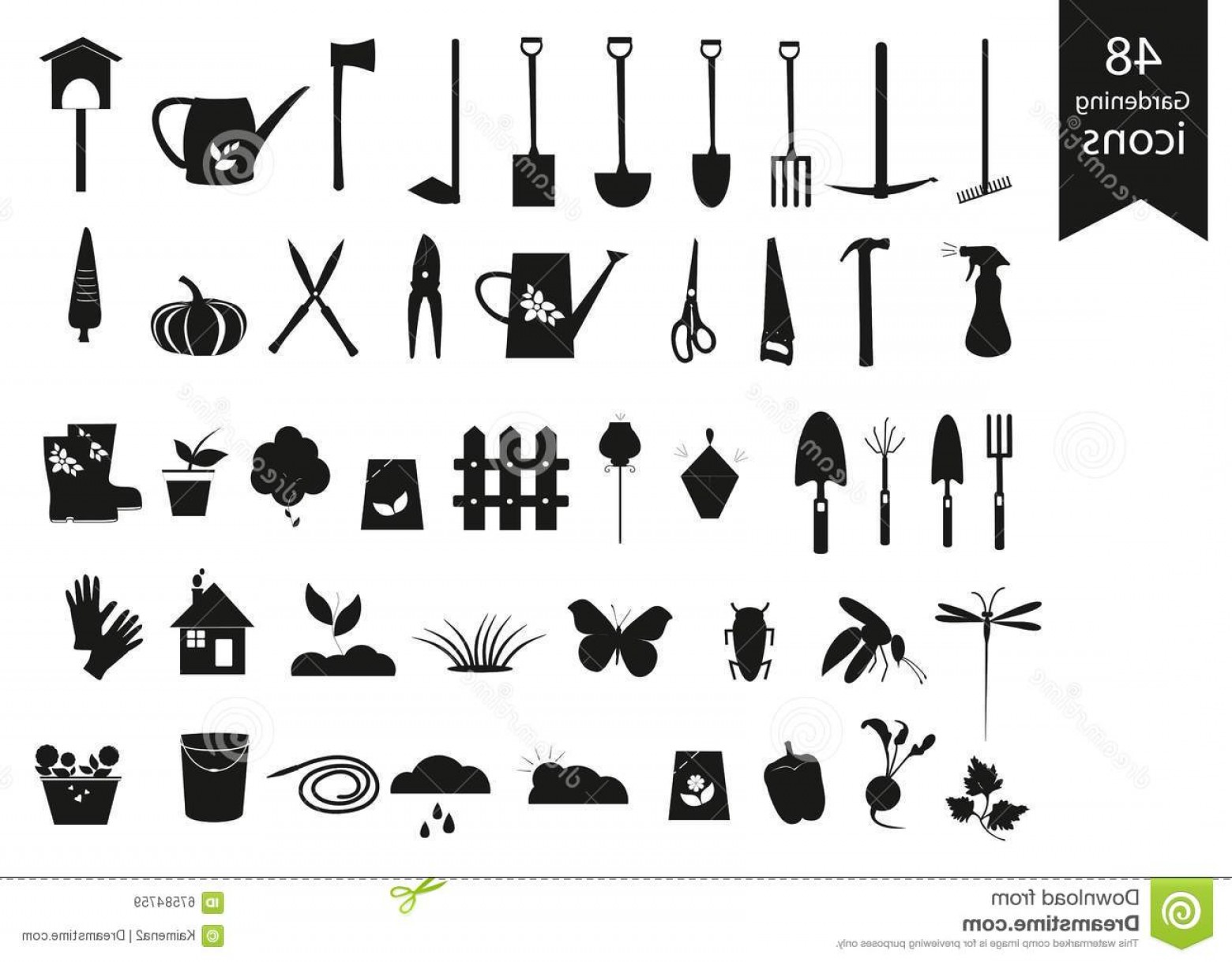 1560x1219 Vector Garden Tools Cqrecords