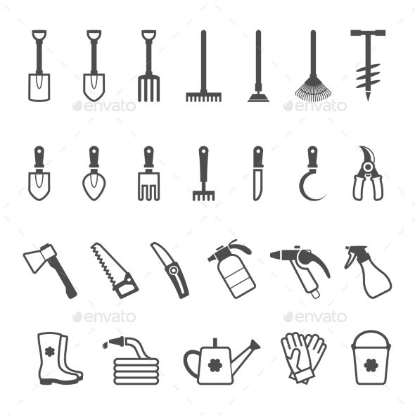 590x590 Set Of Garden Tools