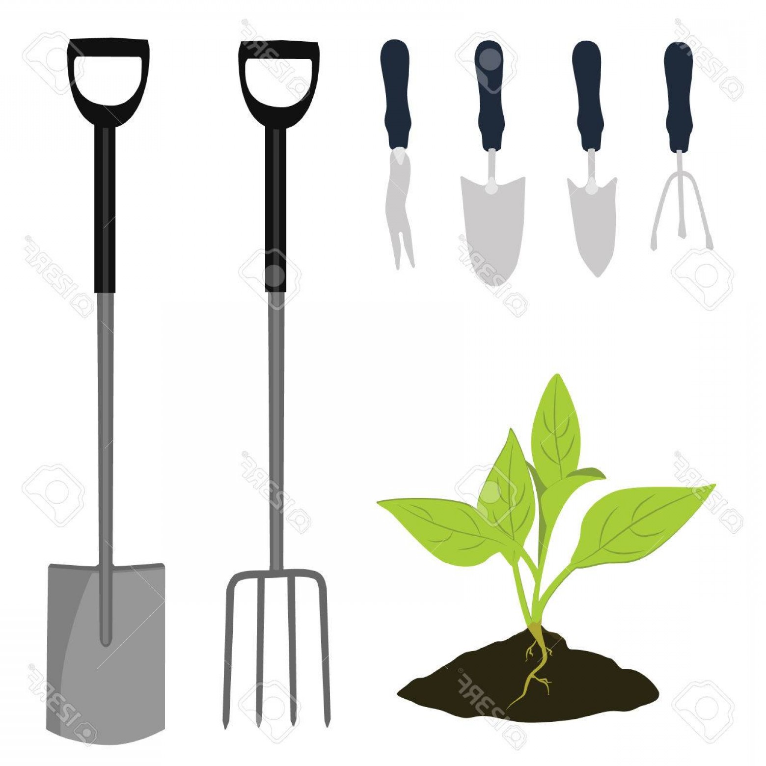 1560x1560 Vector Garden Tools Cqrecords