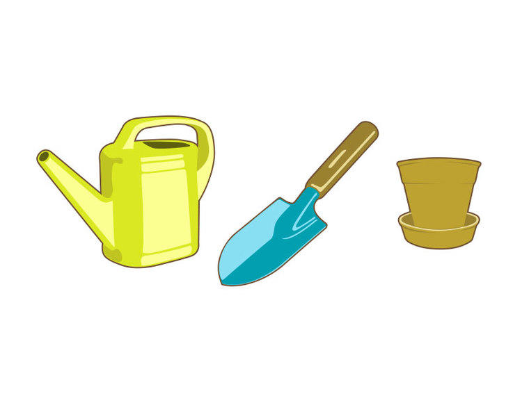 760x570 Garden Tools Vector