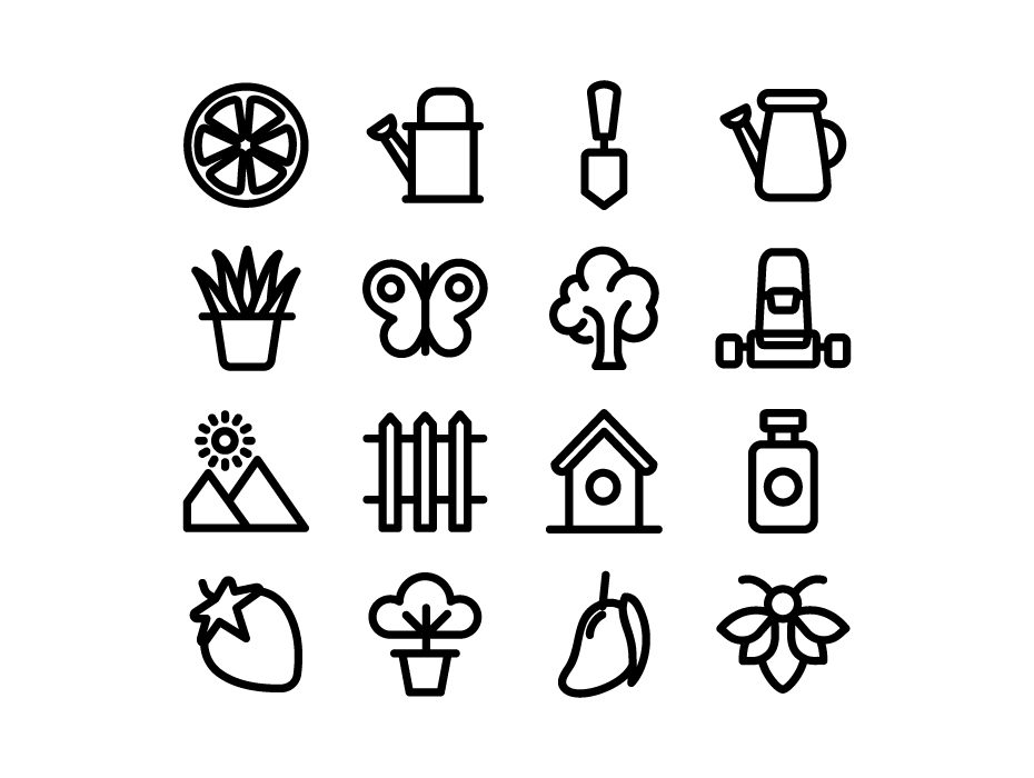 930x700 Garden Tools Vector Set Free Download Frebers