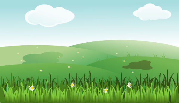 600x348 Garden Landscape Clipart
